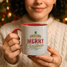 Un Noël très joyeux Nom de famille moderne pour le