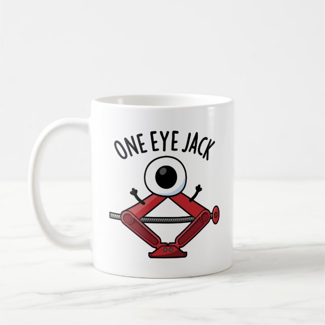 Mug Un Oeil Jack Funny Voiture Jack Pun (Gauche)