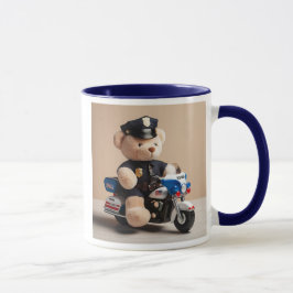 Mug Un ours policier en peluche.
