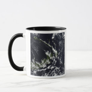 Mug Un panache volcanique de la caldera Rabaul
