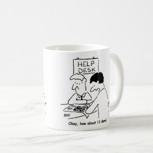 Mug Un passionné de mot de passe demande à un bureau d