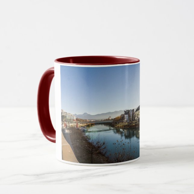Mug Un paysage hivernal à Villach (Devant gauche)