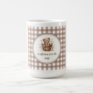 Mug Un petit ours est en route Café marron neutre