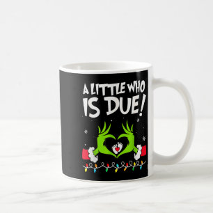 Mug Un petit qui est dû Annonce de grossesse Noël