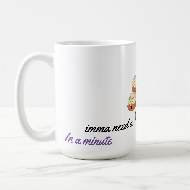 Mug Un rouleau de cannelle pour me faire monter ! (Gauche)