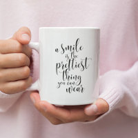 Un sourire est la chose la plus jolie que l'on pui