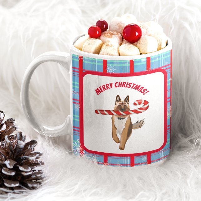 Mug Un Sucre de canne berger très allemand Noël (Créateur téléchargé)