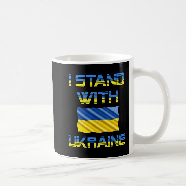 Mug Un trident ukrainien drapeau ukrainien Ukraine (Droite)
