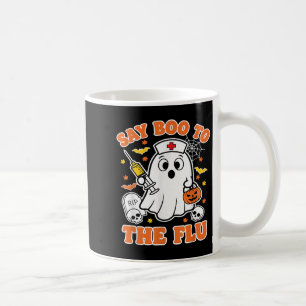Mug Un Vaccin Drôle Dit Boo À L'Infirmière Fantôme De