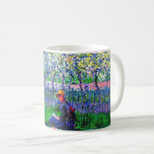 Mug Un verger au printemps par Monet,
