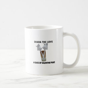 Mug Un verre de paix de la Saint-Valentin.