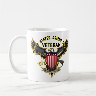 Mug Un vétéran des forces armées américaines, fièremen
