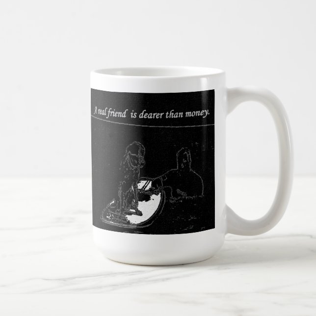 Mug Un vrai ami est… (Droite)