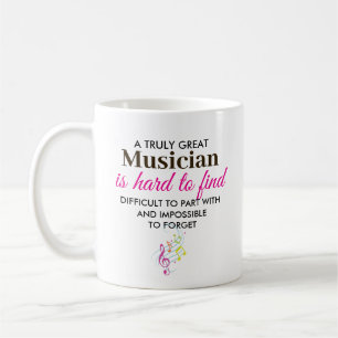 Mug Un vrai grand musicien - Nom personnalisé