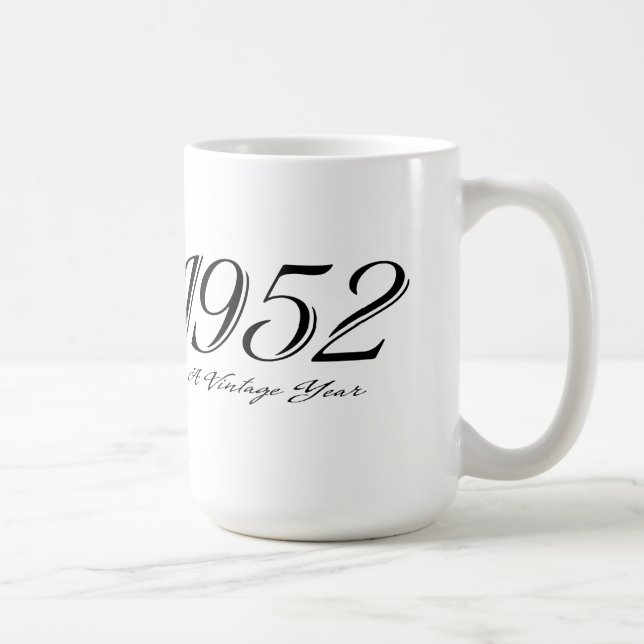 Mug Une année Vintage 1952 (Droite)