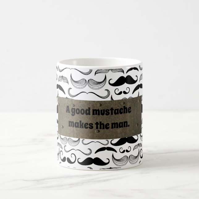 Mug Une Bonne Moustache Fait De L'Homme (Centre)