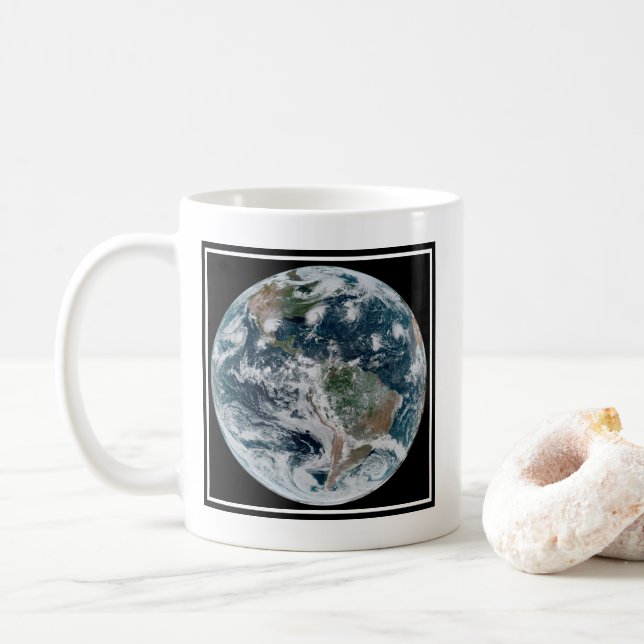 Mug Une Chaîne Perdue De Cyclones Tropicaux (Avec donut)