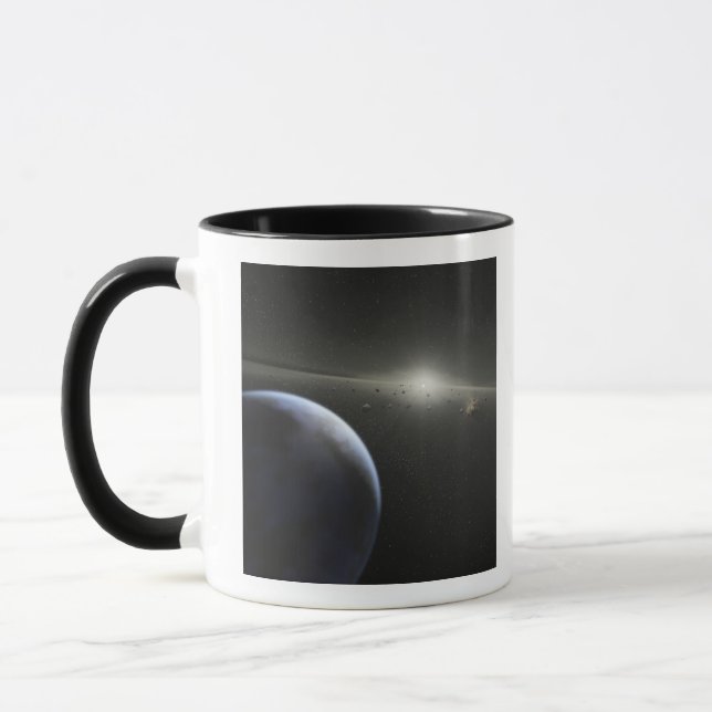 Mug Une énorme ceinture d'astéroïdes en orbite autour  (Gauche)