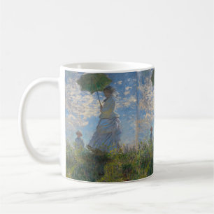 Mug Une femme avec un parasol Paysage français