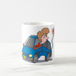 Mug Une Femme Dans Un Accident