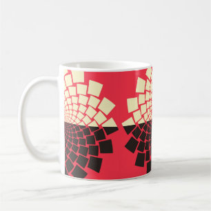 Mug Une fleur stylisée émergeant de l'eau, ou d'une mo