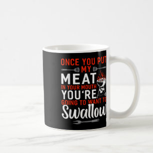 Mug Une Fumée Bbq Drôle Dans La Bouche