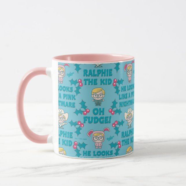Mug Une histoire de Noël | Ralphie le Motif enfant (Gauche)