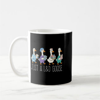 Mug Une infirmière Ld drôle de travail et d'accoucheme