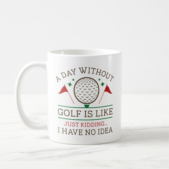 Mug Une journée sans golf (Gauche)