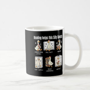 Mug Une lecture amusante aide cette bibliothécaire oie