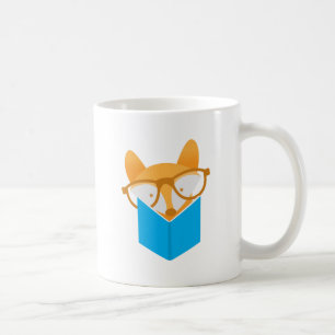 Mug une lecture mignonne de renard