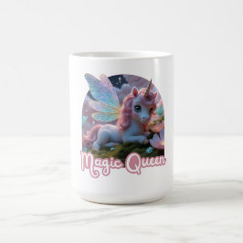 Mug Une licorne blanche aux ailes