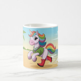 Mug Une licorne rouge