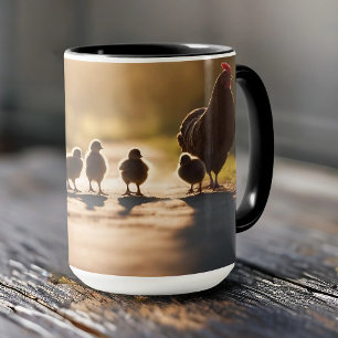 Mug Une mère et ses poussins