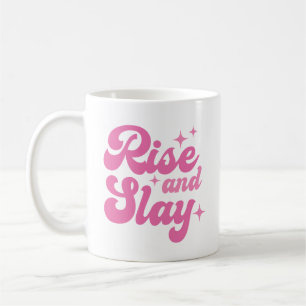 Mug Une montée et une épingle roses