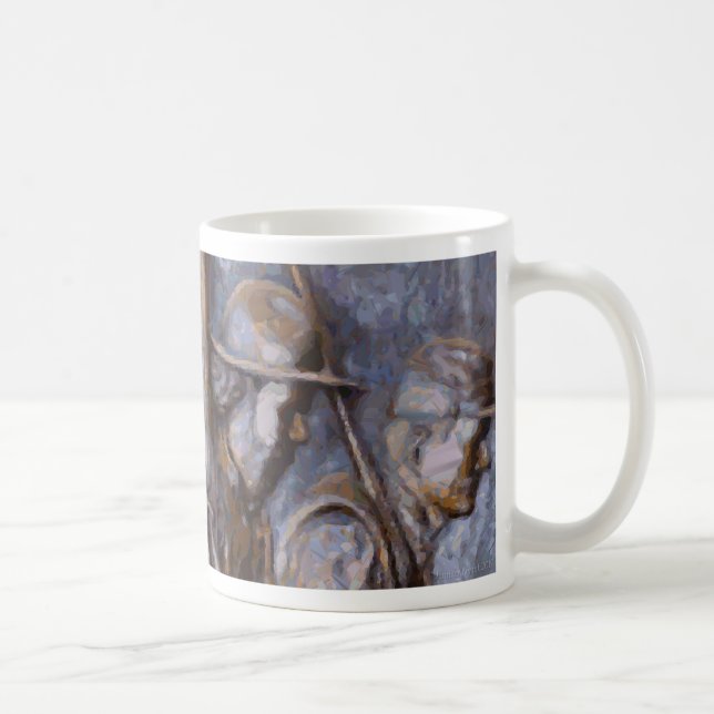Mug Une muqueuse d'art en couverture de la mort (Droite)