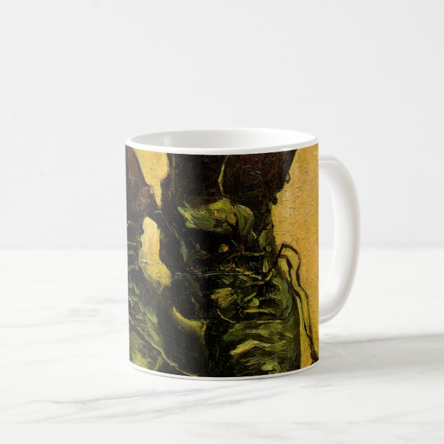 Mug Une paire de chaussures de Vincent van Gogh (Devant droit)