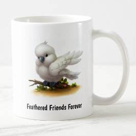 Mug Une peinture numérique d'un joli Cockatoo Moluccan