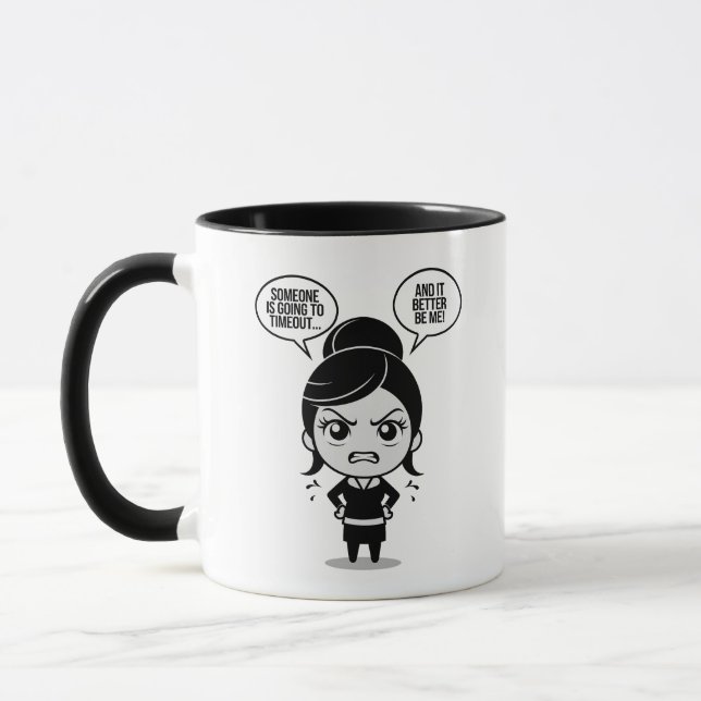 Mug Une personne va se retirer (Gauche)