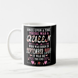 Mug Une Reine Née En Septembre 2000 Anniversaire W