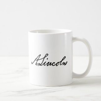 Mug Une signature de Lincoln