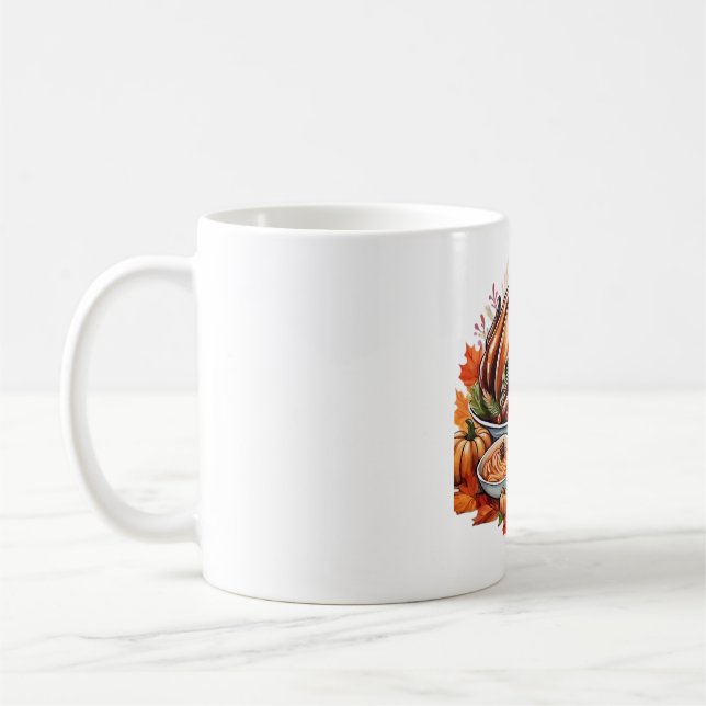 Mug Une table pleine de gratitude T-shirt classique (Gauche)