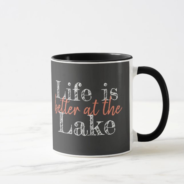 Mug UNE VIE AMUSANTE AU LAC | Musique (Droite)