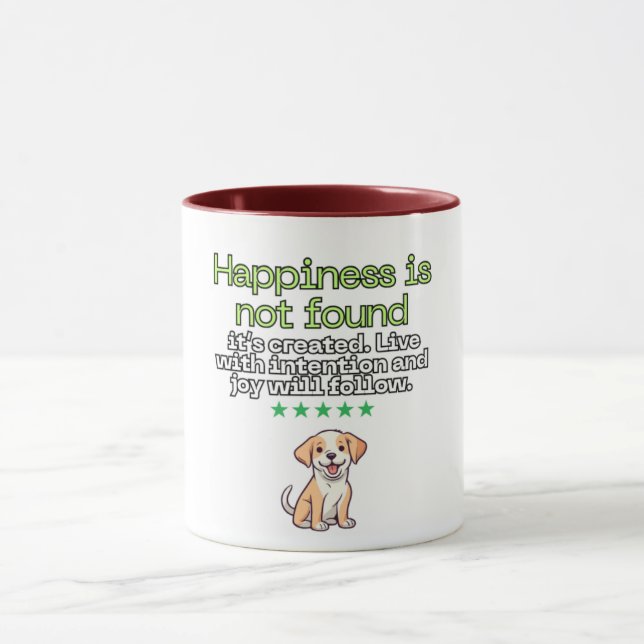 Mug Une vie intelligente : l'ultime choix dans la mais (Centre)
