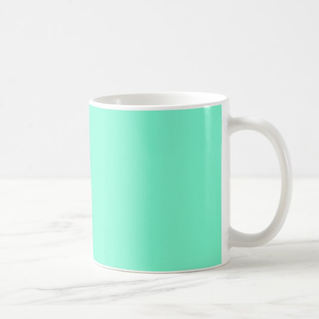 Mug Uni, vert menthe , vert , uni (Droite)