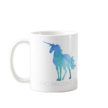 Unicorne avec texte modifiable