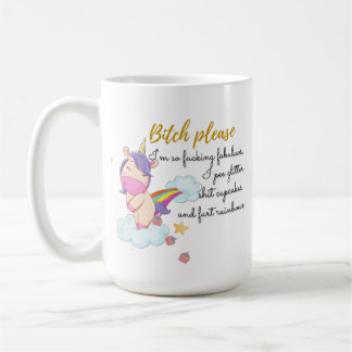Mug Unicorne rose Je suis tellement fabuleuse, parties