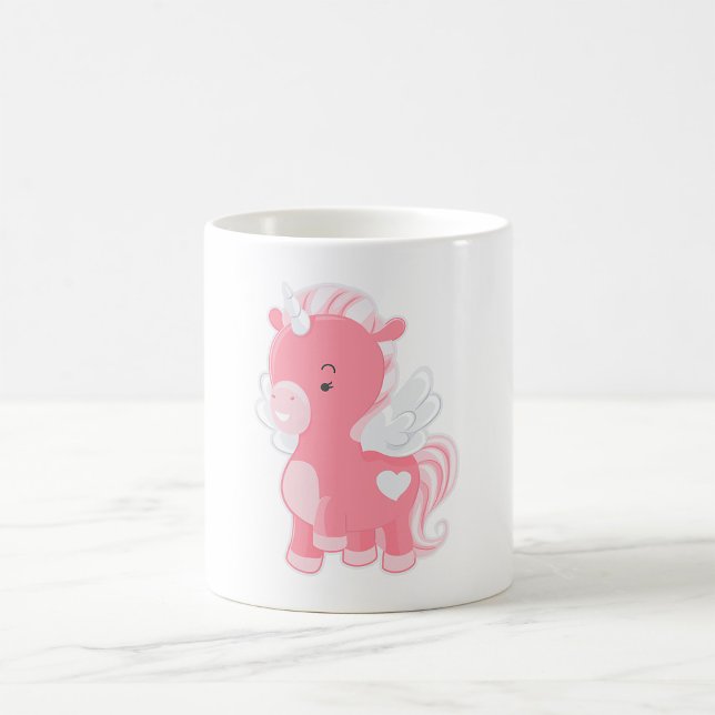 Mug Unicorne rose mignonne (Créateur téléchargé)