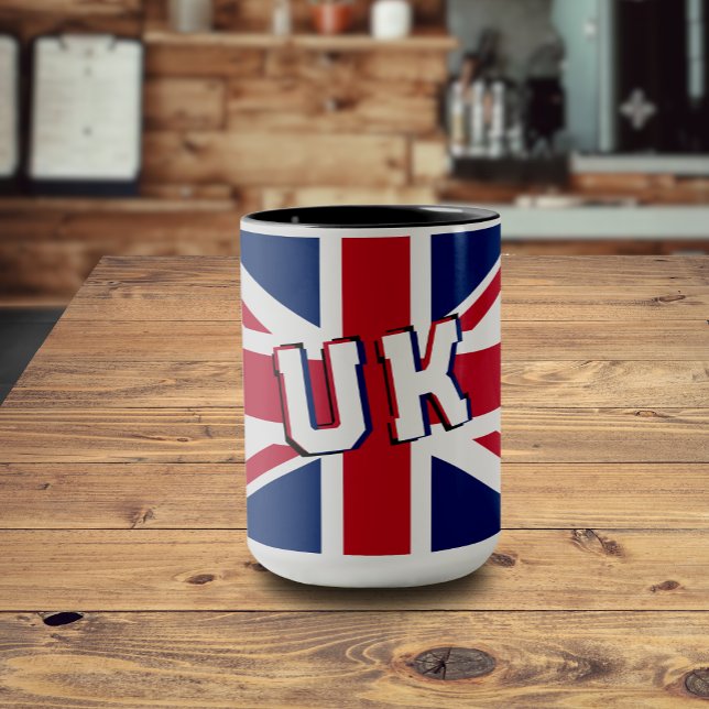 Mug Union Jack Big Text (Créateur téléchargé)