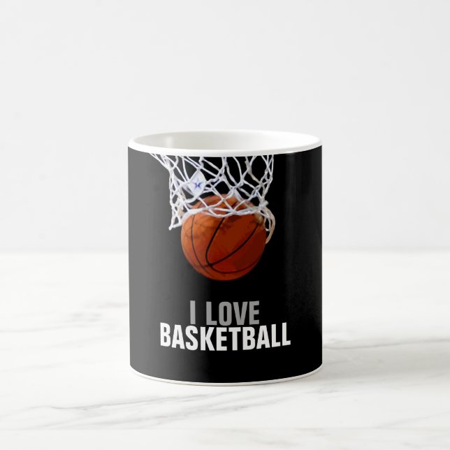 Mug Unique Moderne I Love Basketball (Centre)